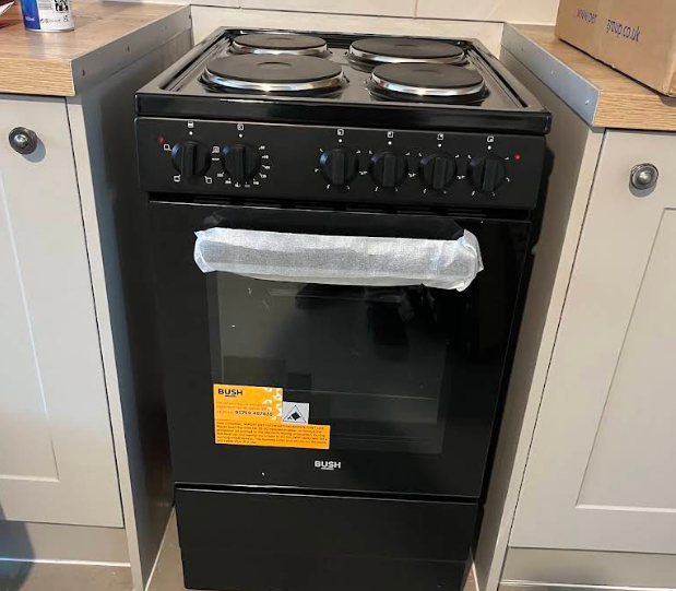 Electric cooker installed by KAZ Electrics