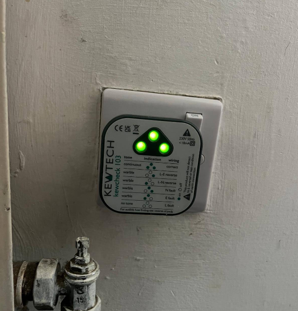Electrical testing carried out by KAZ Electrics